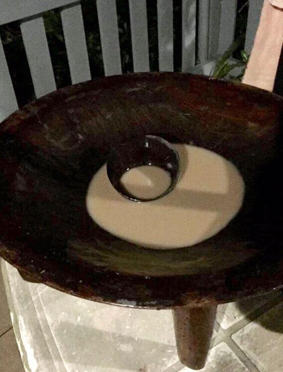 Bowl of kava in Tonga