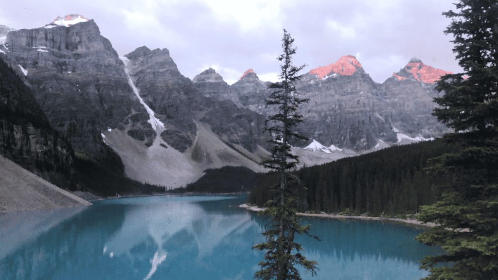 Morraine Lake at sunrise