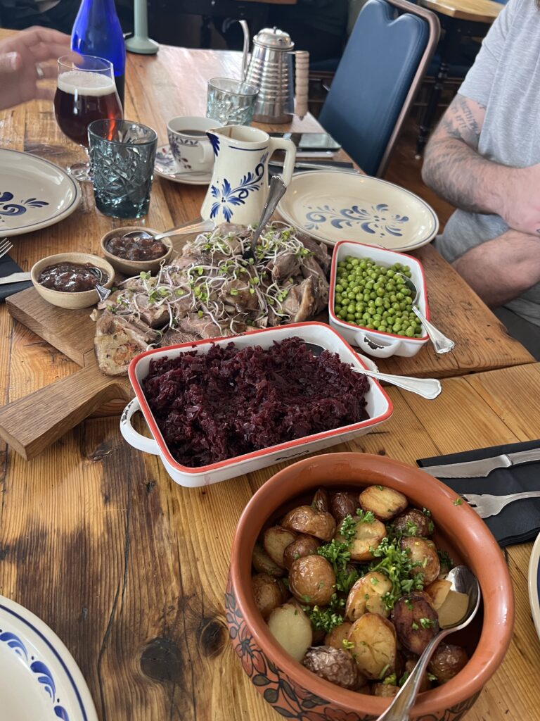 Faroese comfort food lamb roast