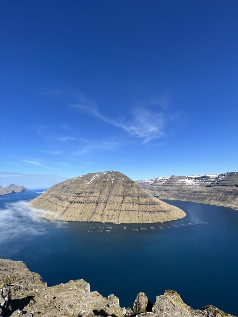 View from the hike in Klaksvik