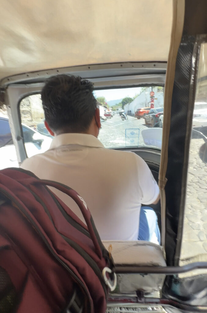 Tuk Tuk Driver when we got to Antigua without staying in Guatemala City