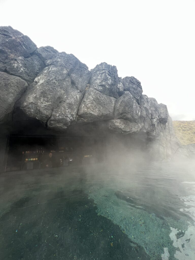 Iceland hot spring bar