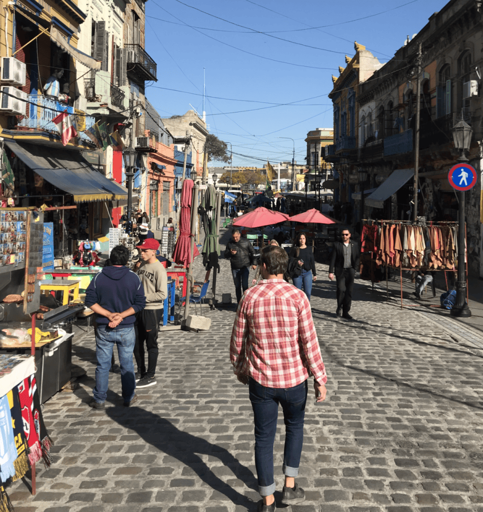 Walking through Buenos Aires markets