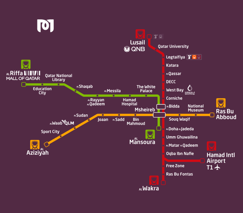 Doha Metro Map