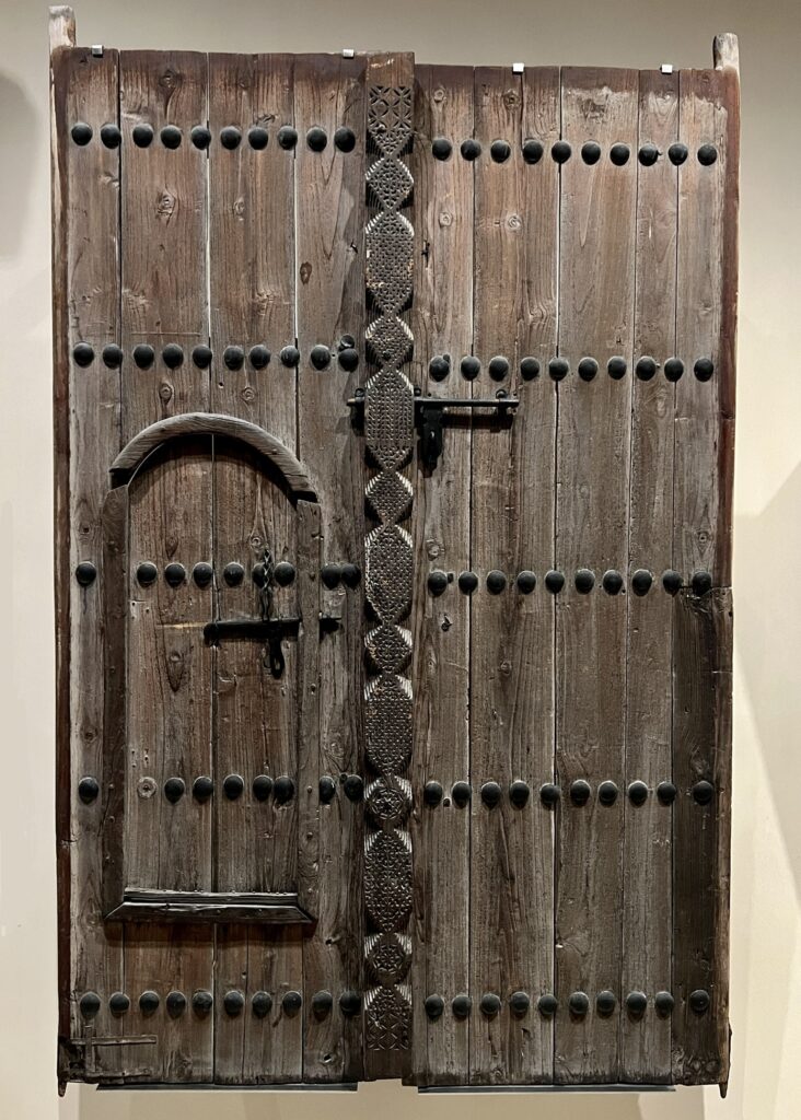 Old wooden door