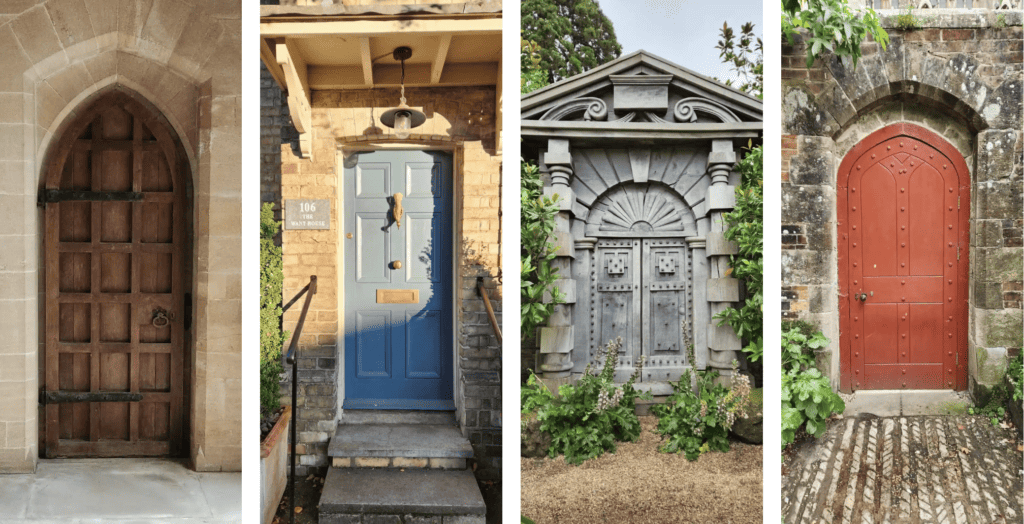 Collage of doors