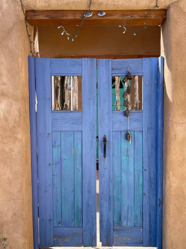 Purple Door in Sante Fe New Mexico