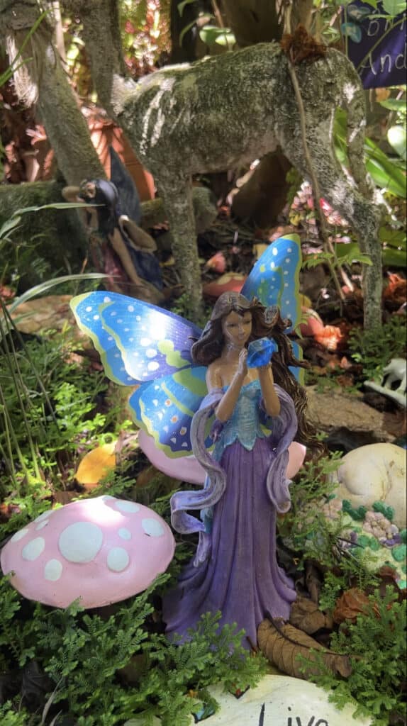 Fairy in a garden