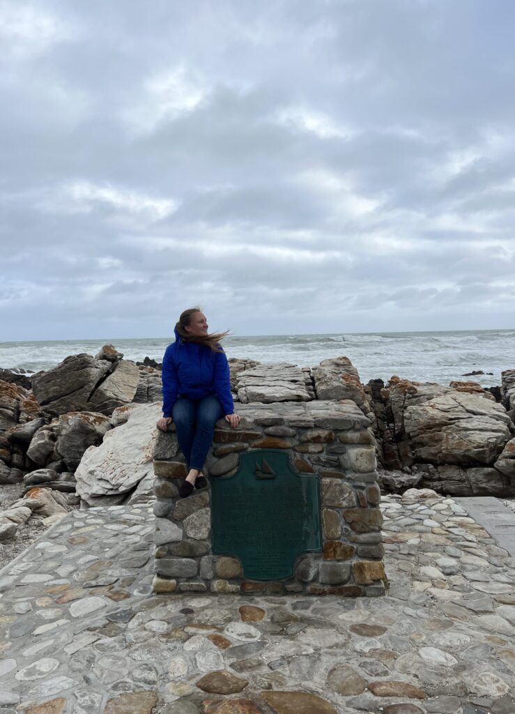 Girl at L'Arghaus, the southernmost tip of Africa