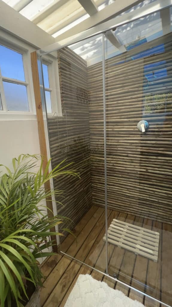 bamboo shower