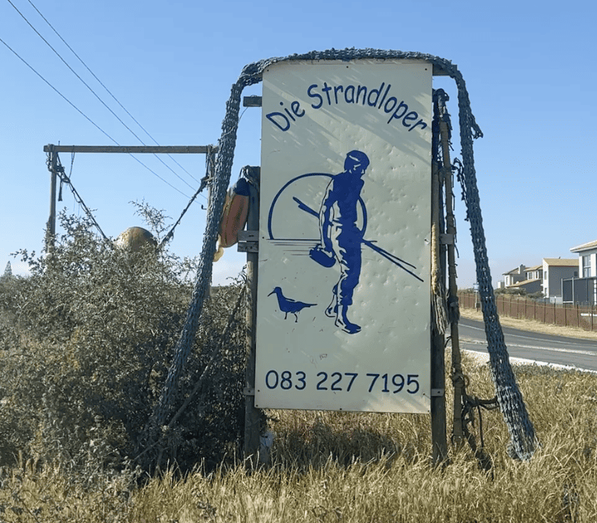 Die Strandloper Entrance Sign