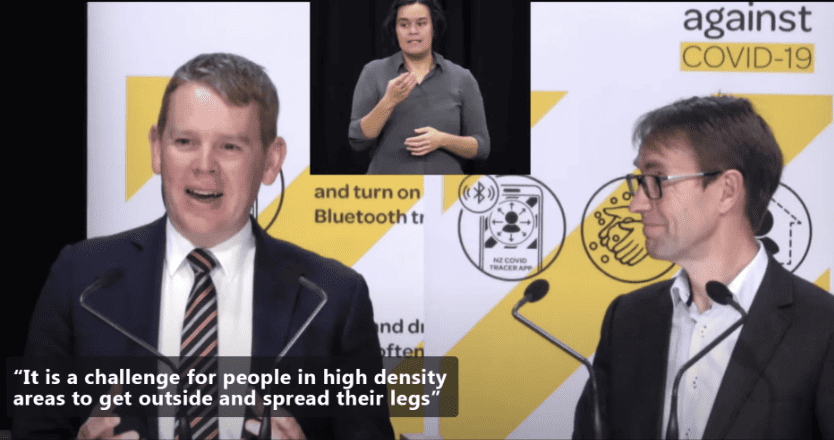 New Zealand politician making a Freudian slip