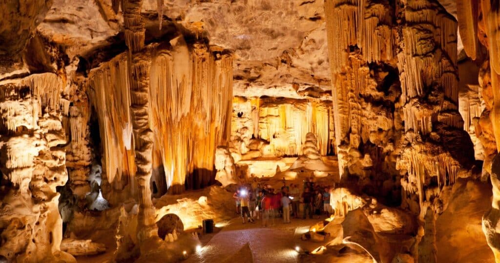 Inside Cango Caves along the Garden Route