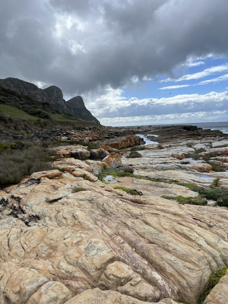 Rocky coast in South Africa