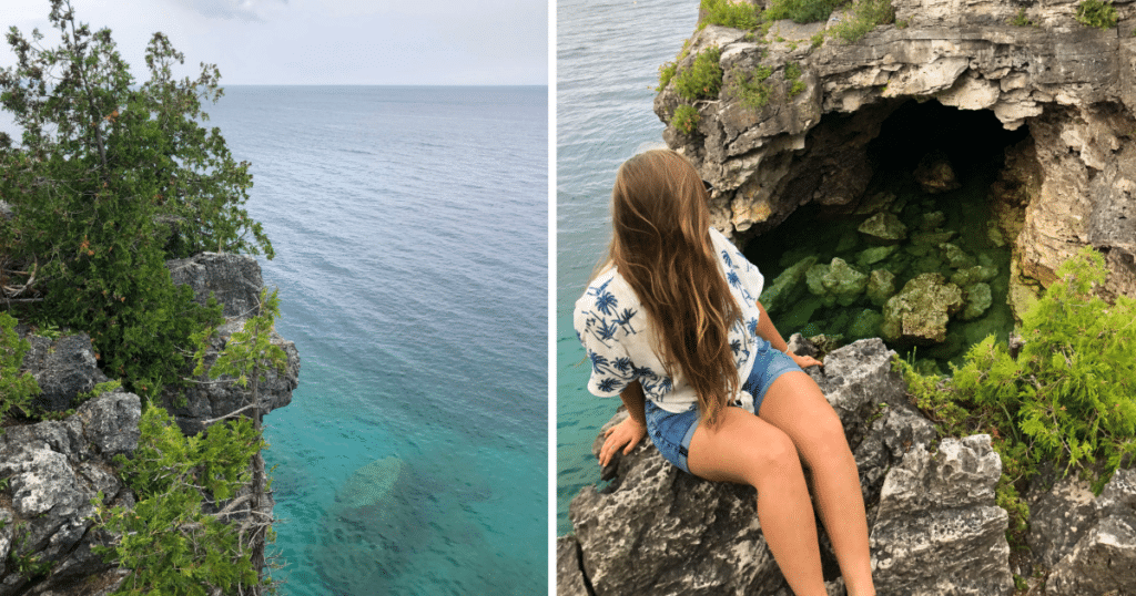 Bruce Peninsula Grotto crystal clear water