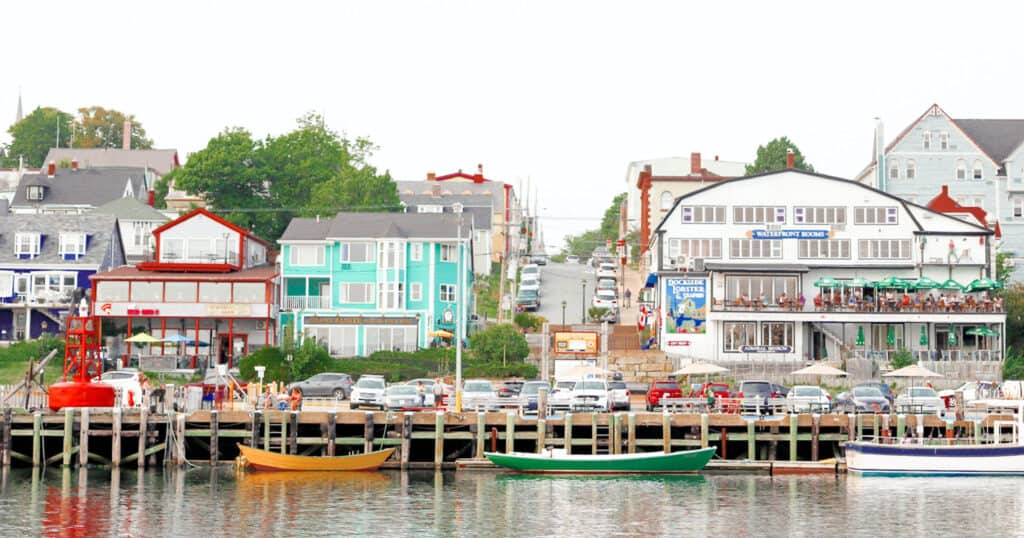 Colourful Lunenburg Harbour, Nova Scotia