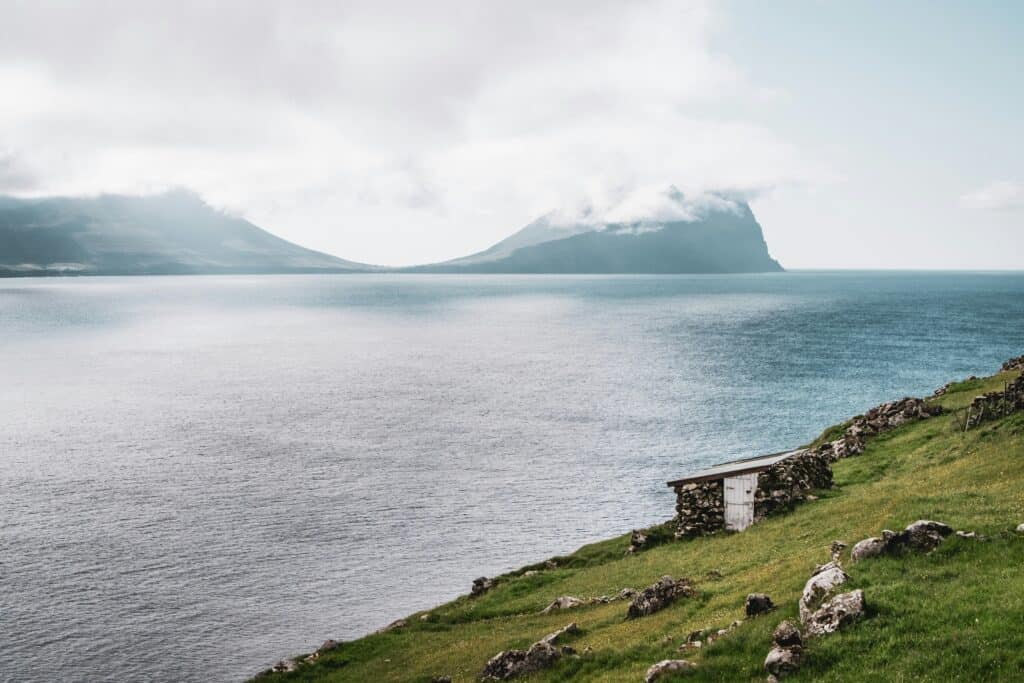 View from Kirkja Faroe Islands