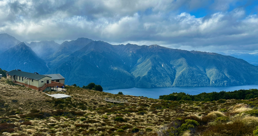 Luxmore Hut, one of the Kepler Track Huts