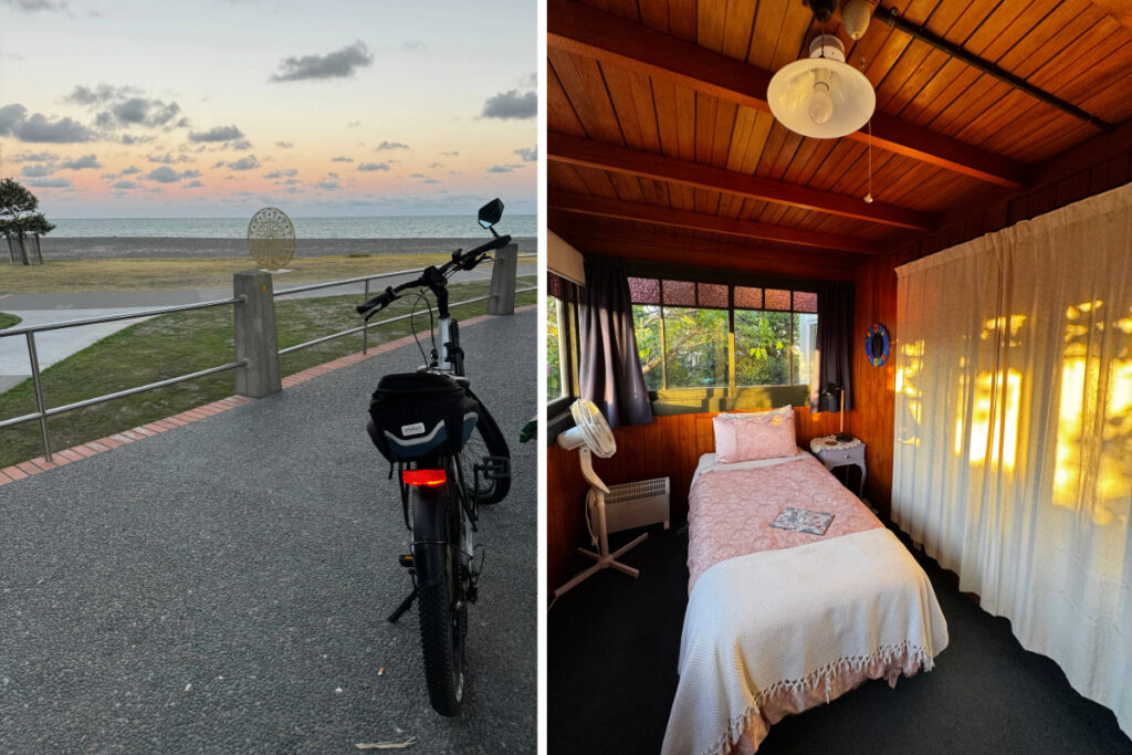 Bike and small room in Napier New Zealand