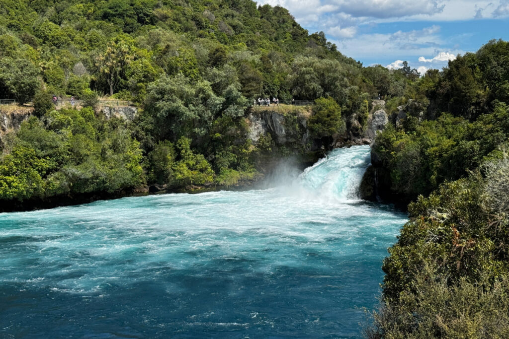 Huka Falls, North Island New Zealand road trip