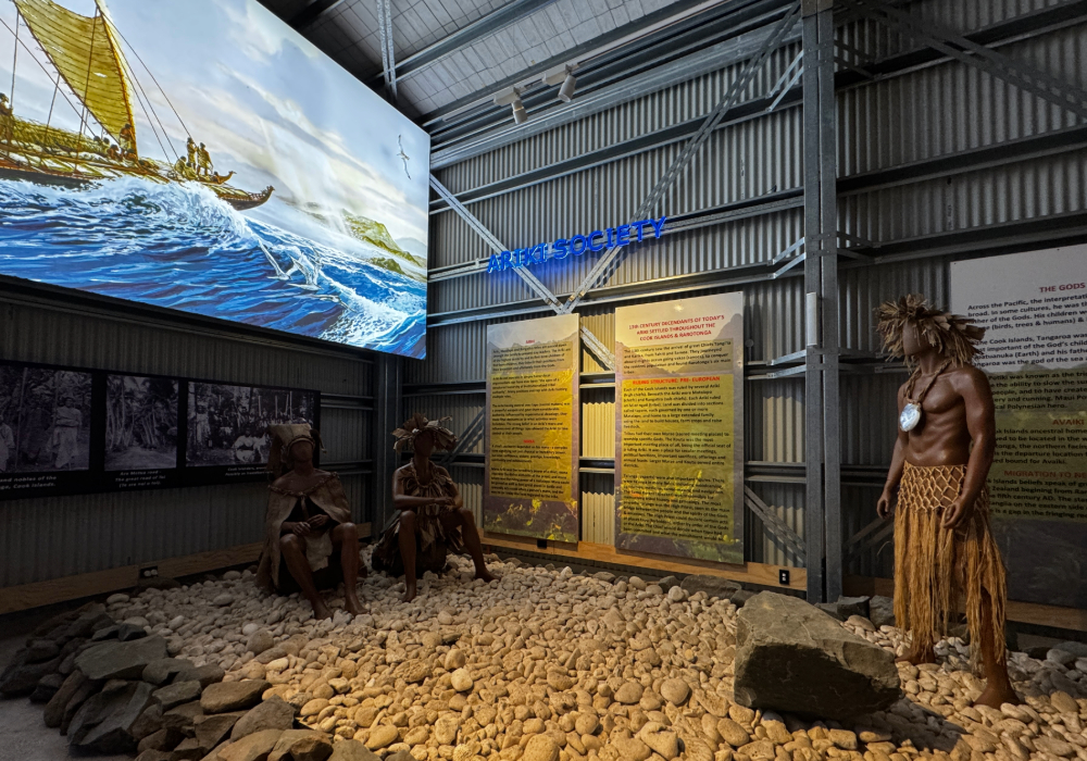 Te Ara Museum Cook Islands Map