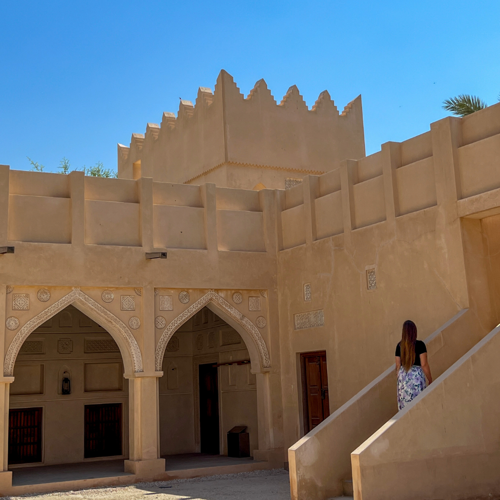 Traditional Qatari Building at the National Museum