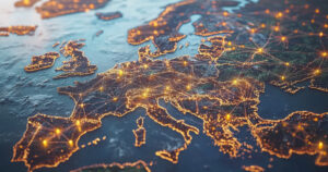 Best eSIM for Europe connection map