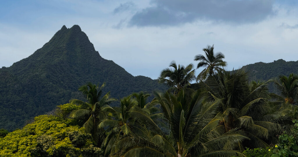 Rarotonga Jungle-Covered Peak