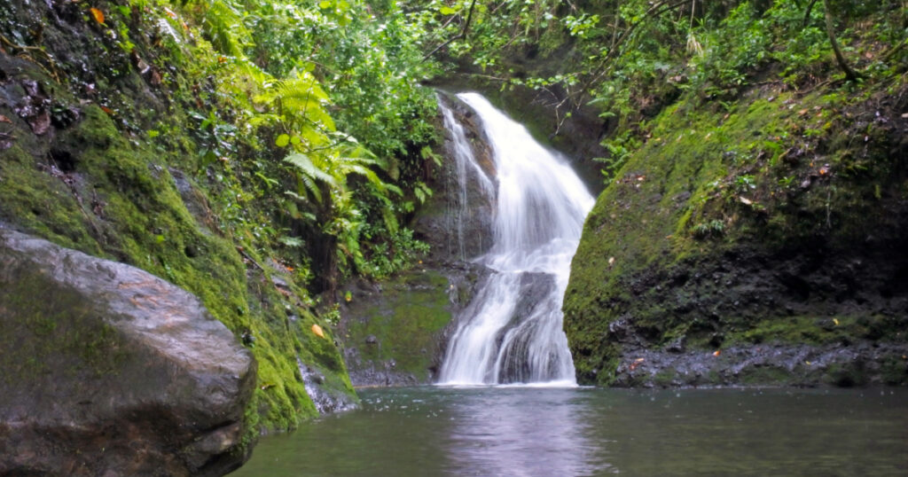 Wigmore's Waterfall in Rarotonga Cook Islands
