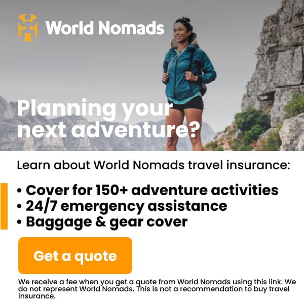 World Nomads insurance banner
