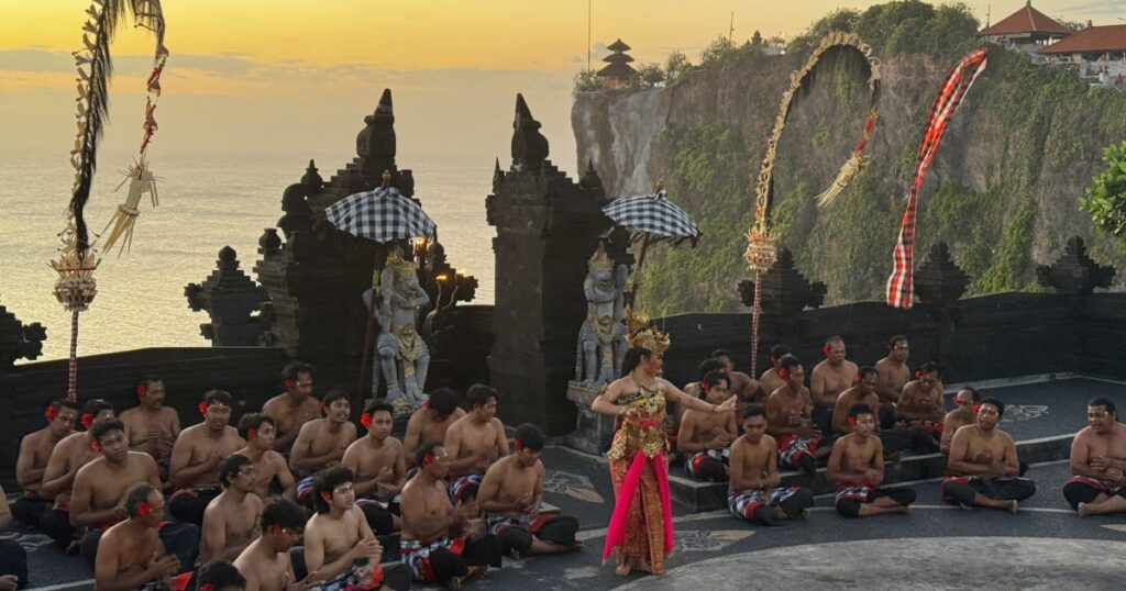 Kecak dance in Uluwatu Temple Indonesia