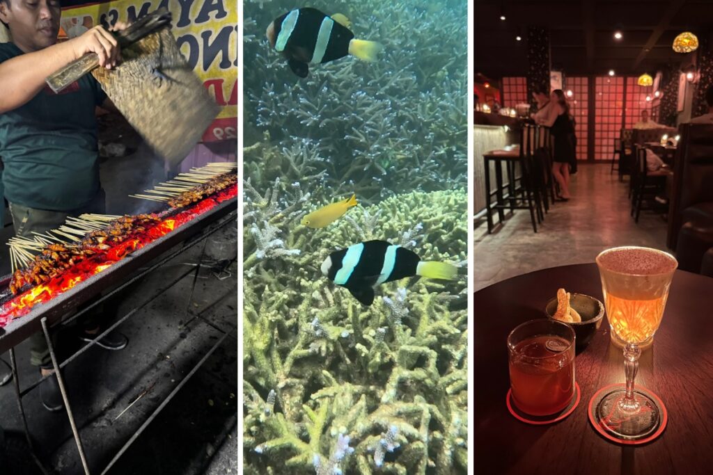 Satay skewers, black clown fish, and a secret cocktail bar in Lombok