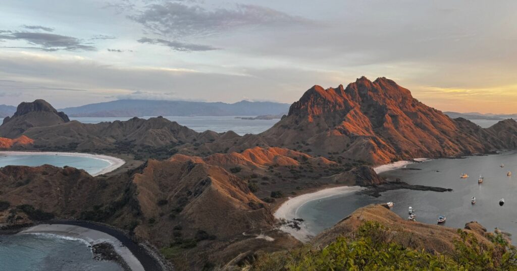 Padar Island at Sunrise Indonesia
