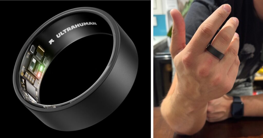 UltraHuman Ring and Hand