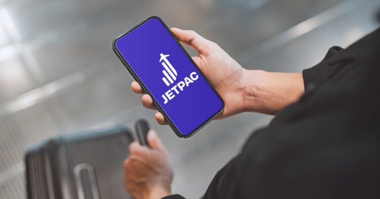 Jetpac eSIM Review using it at the airport
