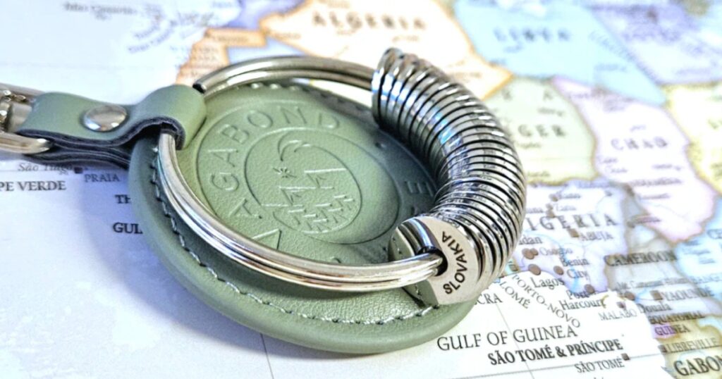 Travel keychain gift idea
