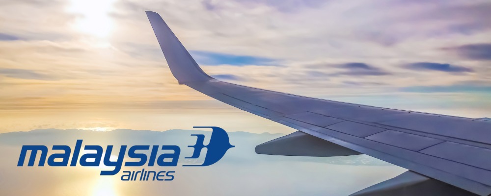 Malaysia Airlines Banner Plane Wing