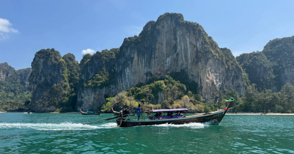 Longtail boat in Ao Nang, Thailand