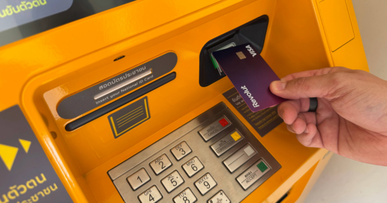 ATM in Thailand Feature yellow Krungsri Bank