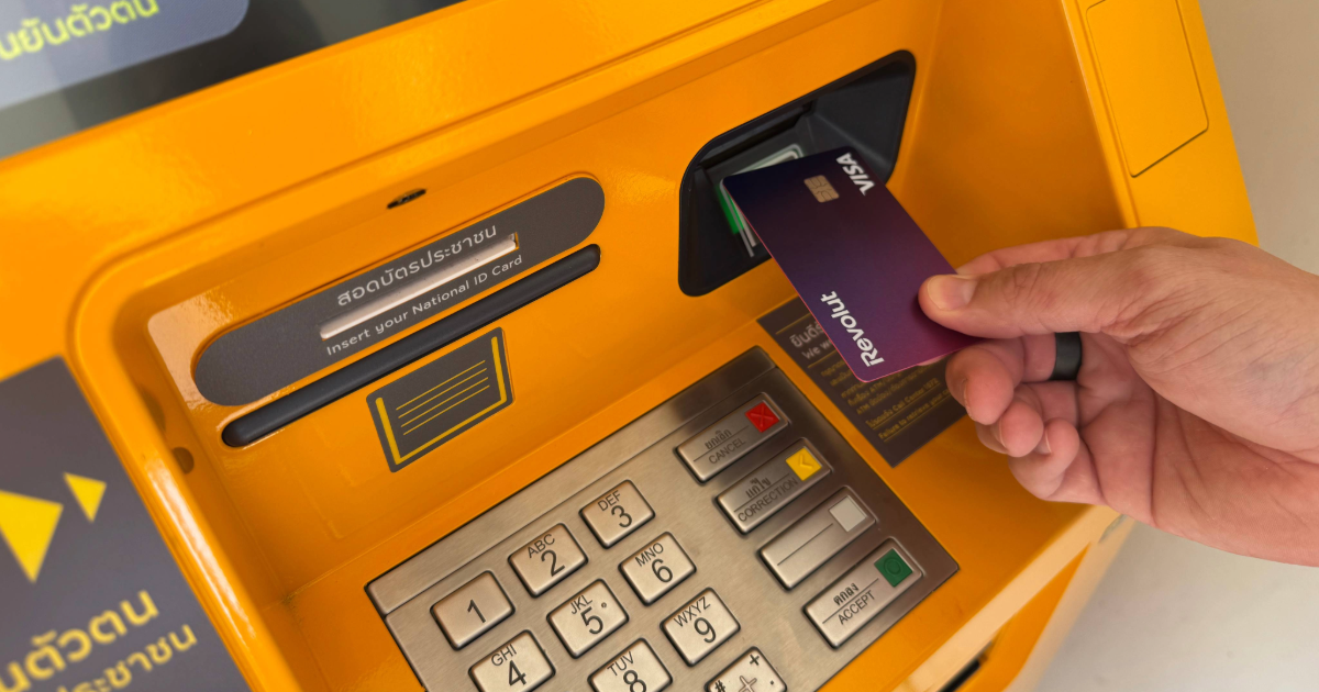 ATM in Thailand Feature yellow Krungsri Bank