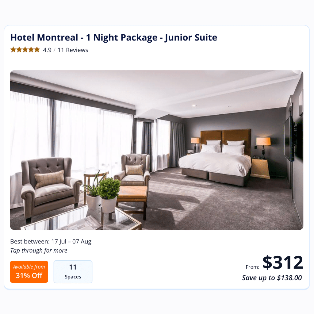 Hotel Montreal discount on Christchurch Bookme
