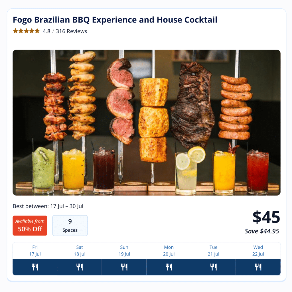 Fogo Brazilian Bar in Queenstown