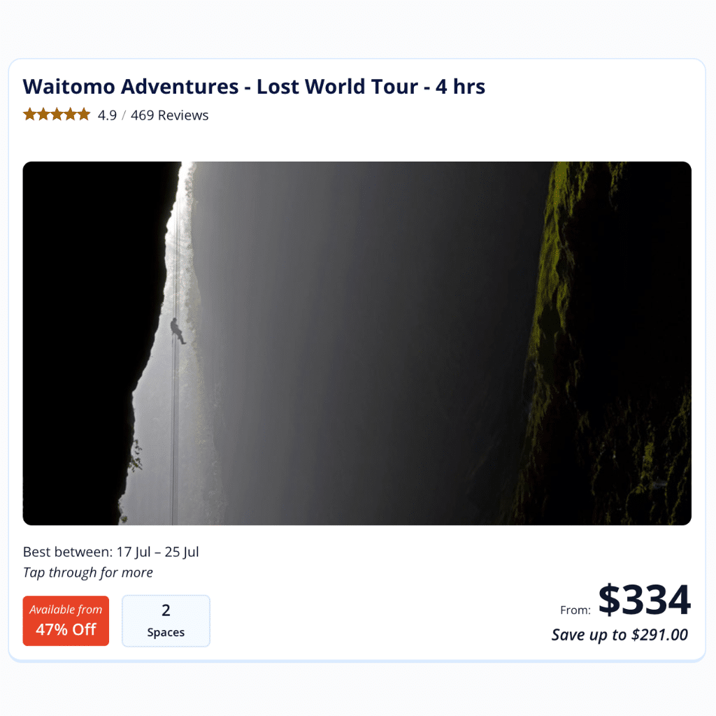 Bookme Rotorua Waikato Adventures cave tour