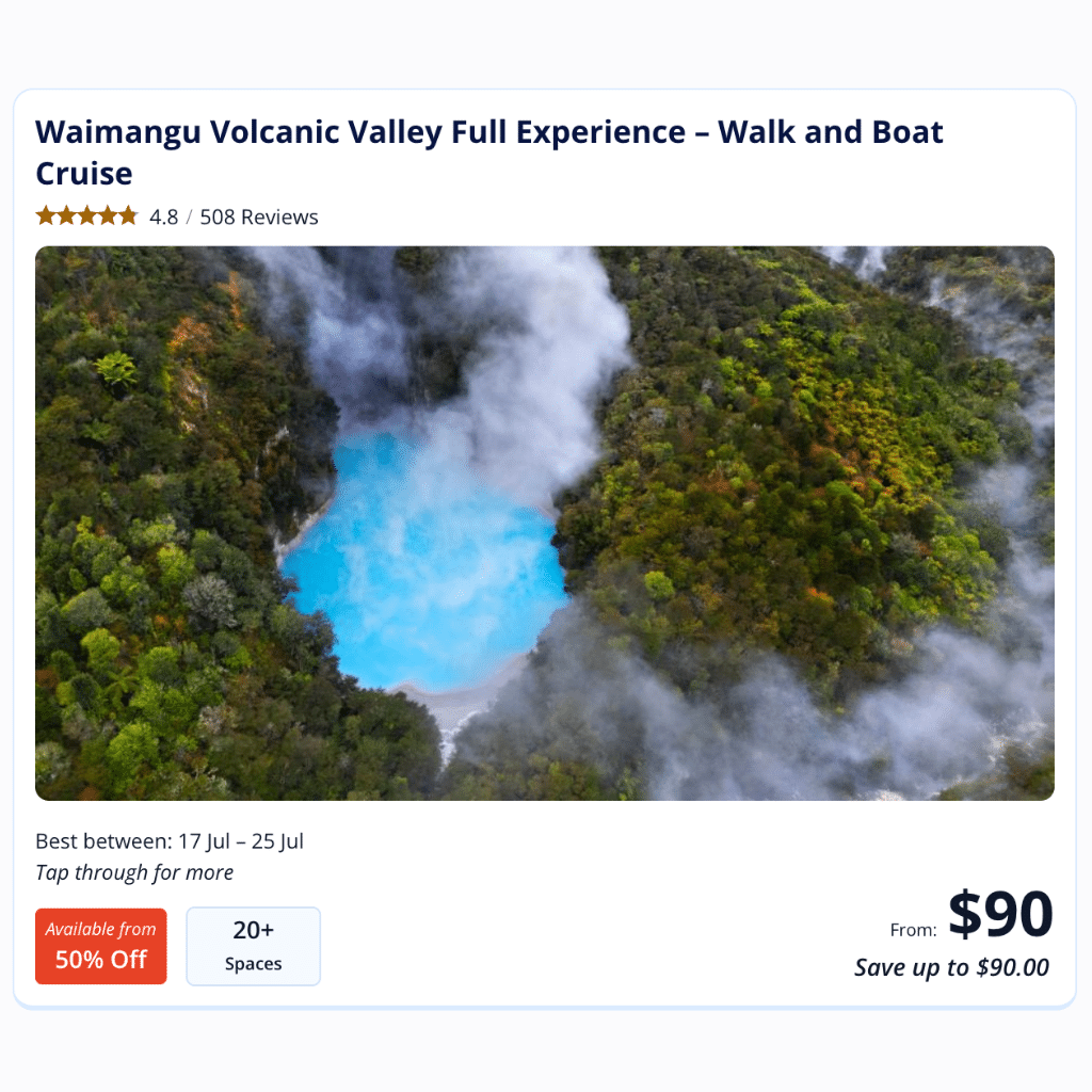 Bookme Rotorua Waimangu Valley
