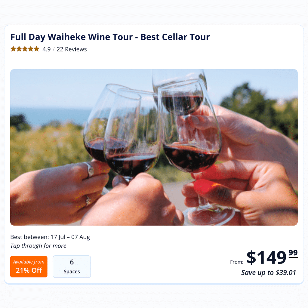Waiheke Wine Tour on Bookme NZ