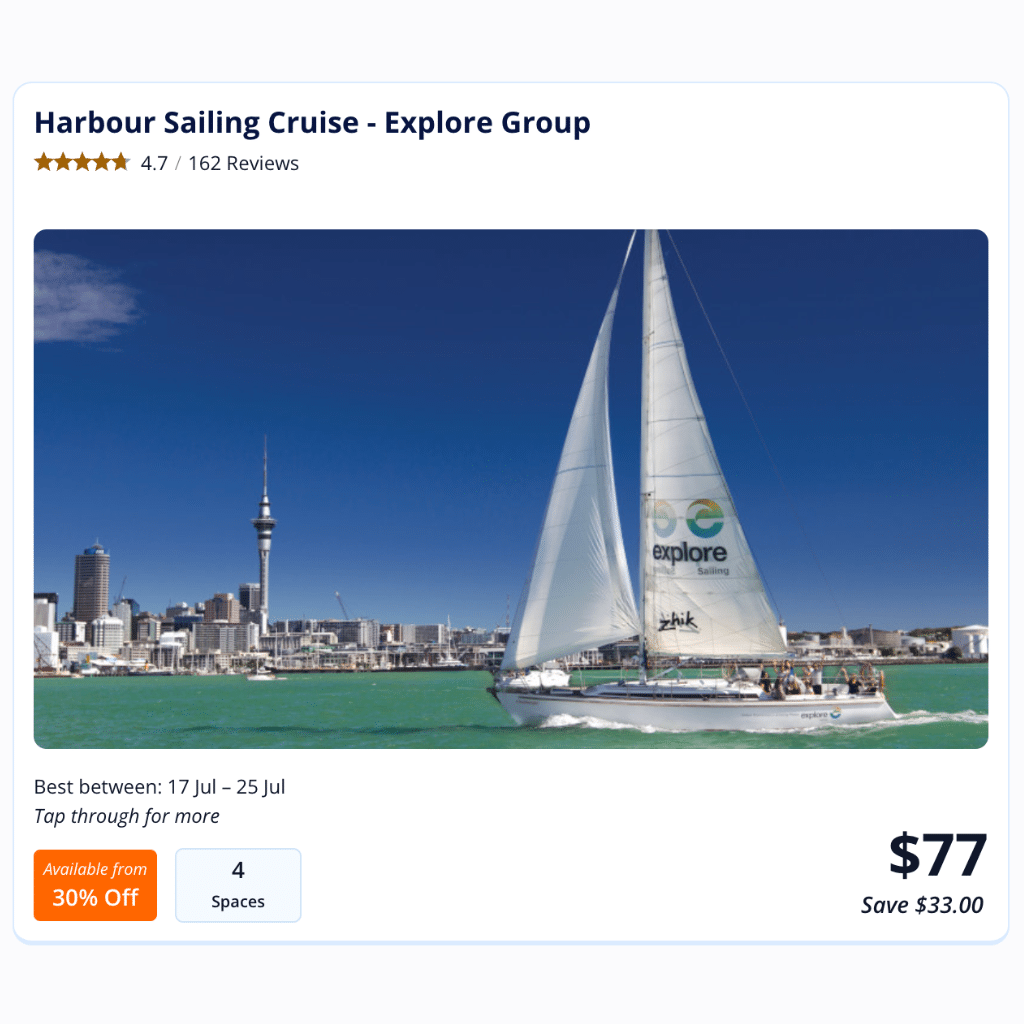 Sailing Auckland harbour