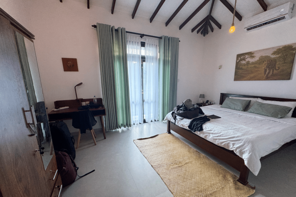 Leopard Room at Slow Life Coliving in Hiriketiya Beach