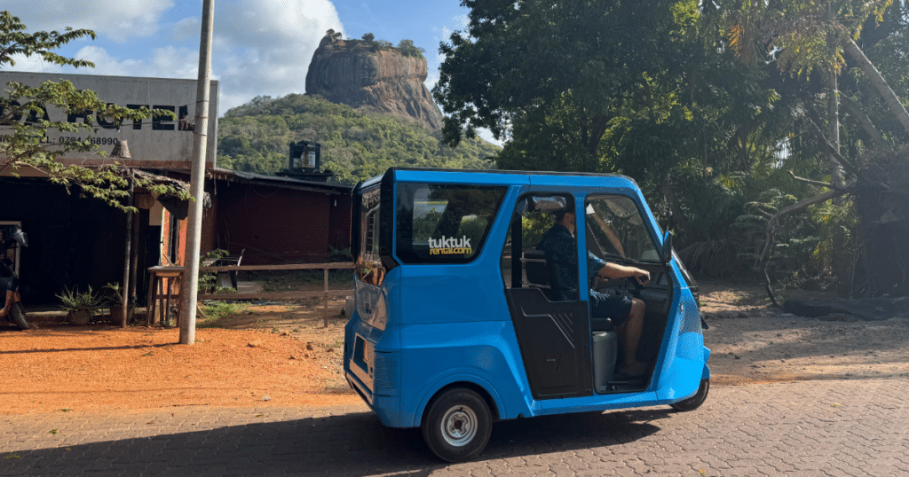 Electric Tuk Tuk in Sri Lanka