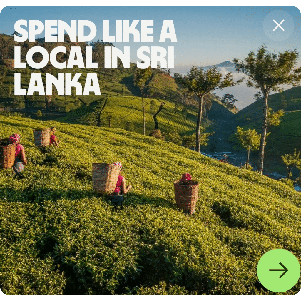 Wise in Sri Lanka "spend like a local"