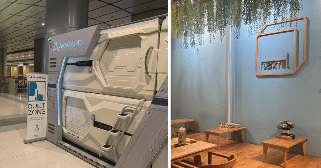 Avagard and Boxtel Suvarnabhumi Airport sleeping pods